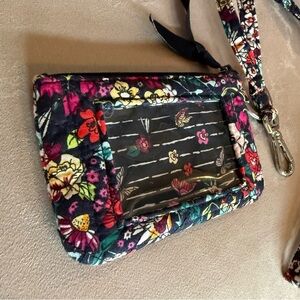 Vera Bradley ID Holder Lanyard. Floral Flowers NWOT